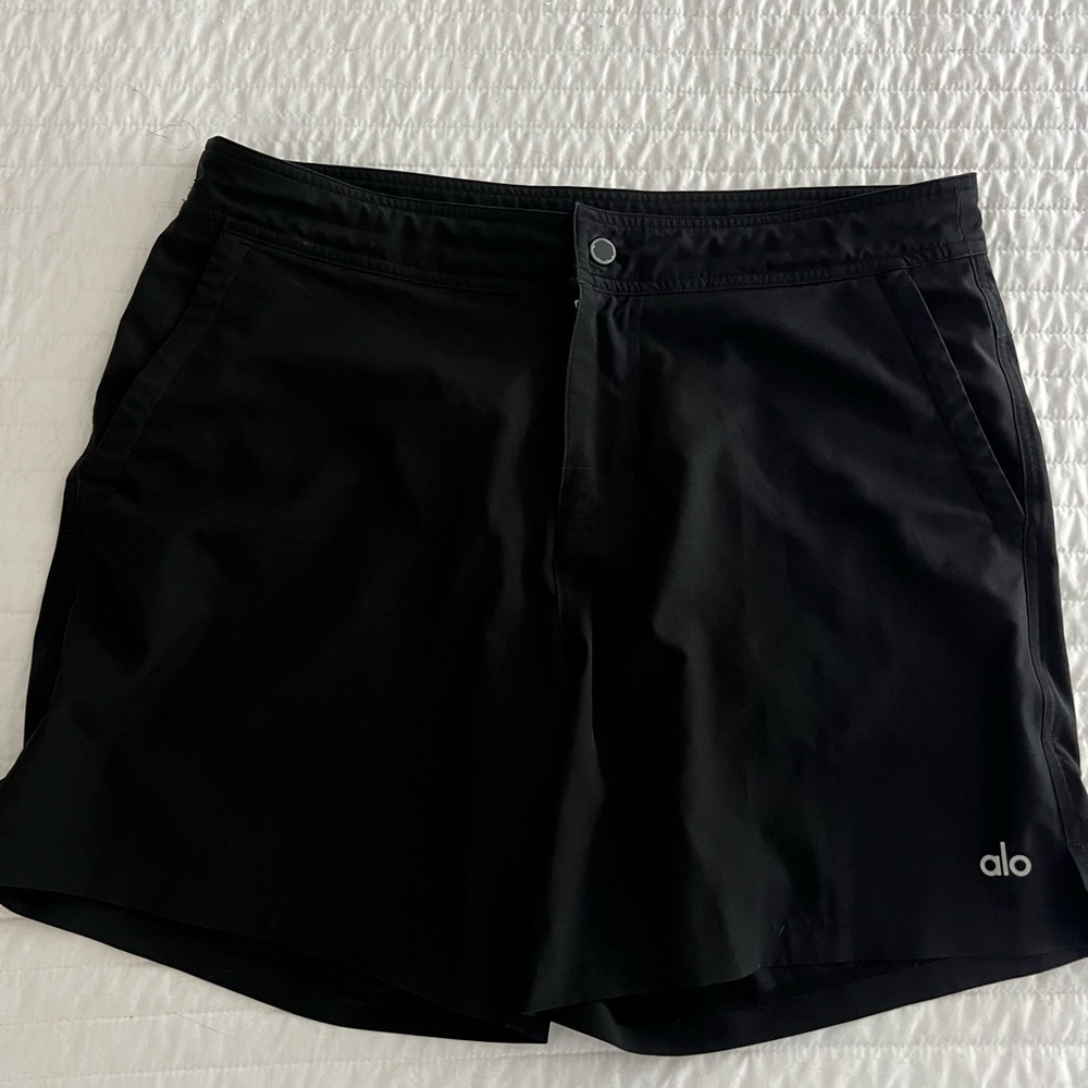 ALO Yoga Black Athletic Shorts